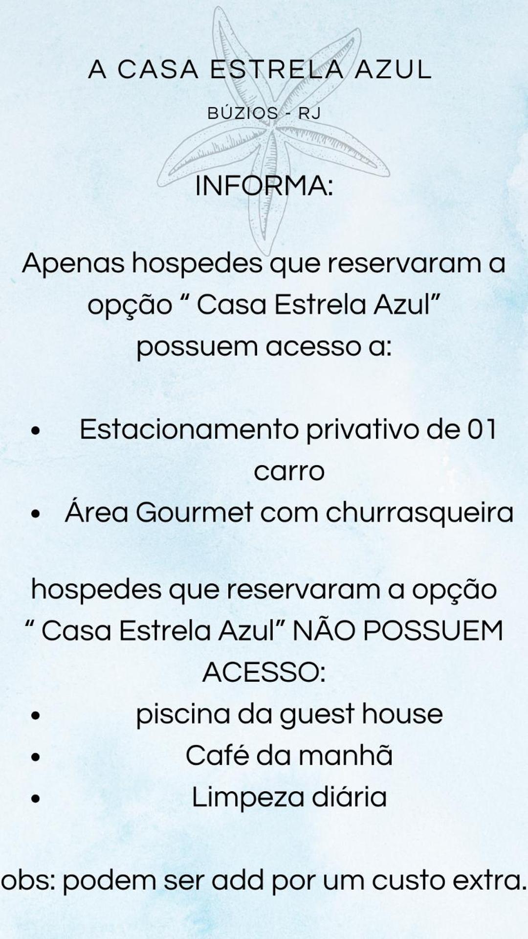 Estrela Azul Guest House Buzios Экстерьер фото